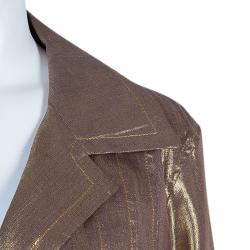 Dior Bronze Long Coat L