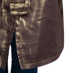 Dior Bronze Long Coat L