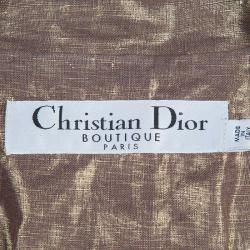 Dior Bronze Long Coat L