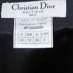 Pre Owned Dior Black Skirt Suit M