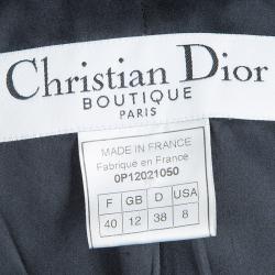 Pre Owned Dior Black Skirt Suit M