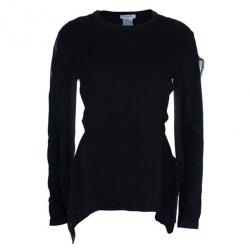 Dior Chiffon Cotton Blend Top M