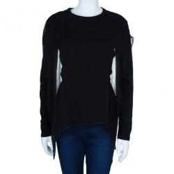Dior Chiffon Cotton Blend Top M