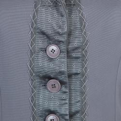 Pre Owned Dior Grey Wool Skirt Suit M