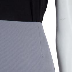 Pre Owned Dior Grey Wool Skirt Suit M