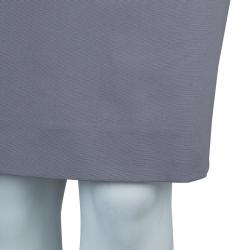 Pre Owned Dior Grey Wool Skirt Suit M