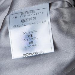 Pre Owned Dior Grey Wool Skirt Suit M