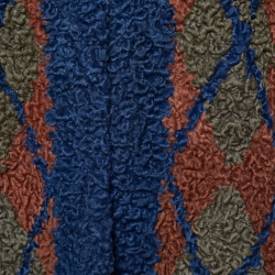 مملوكة مسبقًا Christian Dior Vintage Multicolor Astrakhan Fur Coat M