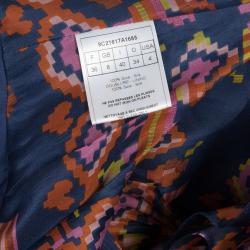 Pre Owned Dior Silk Tiered Evening Dress S