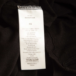 Pre Owned Dior Black J'Adior 8 Jersey T-Shirt XS