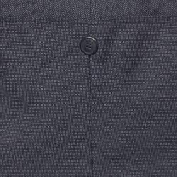 Dior Dark Grey Wool Belted Skirt Suit L