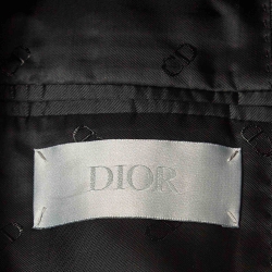 Christian Dior Black Wool Double Breasted Blazer L