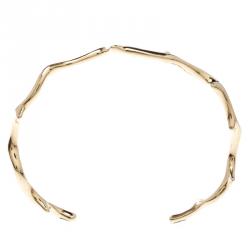 Dior Bois De Rose 18k Rose Gold Narrow Open Cuff Bracelet