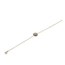 Dior Rose Des Vents Diamond Lapis Lazuli 18K Yellow Gold Bracelet