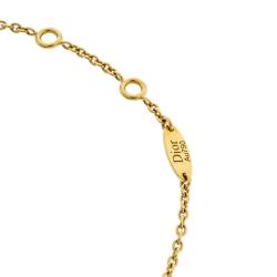 Dior Rose Des Vents Diamond Lapis Lazuli 18K Yellow Gold Bracelet