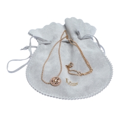 Dior Rose Des Vents Diamond Pink Opal 18K Rose Gold Necklace