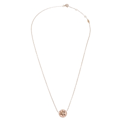 Dior Rose Des Vents Diamond Pink Opal 18K Rose Gold Necklace