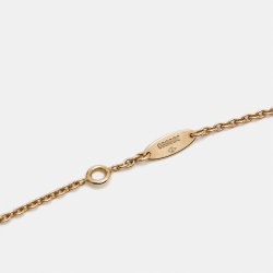 Dior Rose Des Vents Diamond Pink Opal 18K Rose Gold Necklace