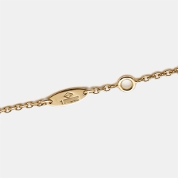 Dior Rose Des Vents Onyx Diamond 18k Rose Gold Necklace