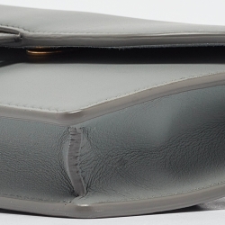 Dior Grey Leather Saddle Belt Pouch