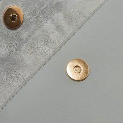 Dior Grey Leather Saddle Belt Pouch