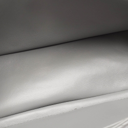 Pre Owned Dior Grey Cannage Leather Large Caro Shoulder Bag