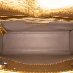 مملوكة مسبقًا Dior Small Metallic Grained Calfskin Cannage Lucky Badges My Lady Dior