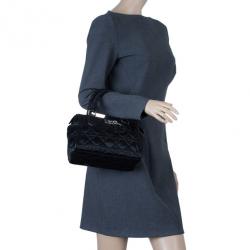 مملوكة مسبقًا Dior Black Cannage Nylon Satchel