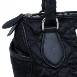 مملوكة مسبقًا Dior Black Cannage Nylon Satchel