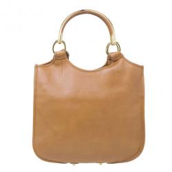 Pre Owned Dior Tan Leather 61 Hobo