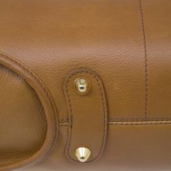 Pre Owned Dior Tan Leather 61 Hobo