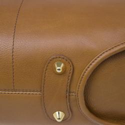 Pre Owned Dior Tan Leather 61 Hobo