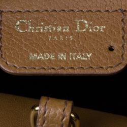 Pre Owned Dior Tan Leather 61 Hobo