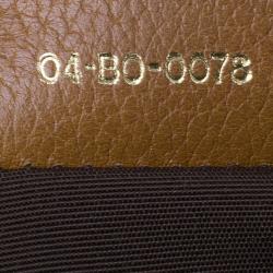 Pre Owned Dior Tan Leather 61 Hobo