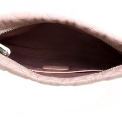 مملوكة مسبقًا حقيبة كلتش ديور بينيرا كانفاس مقوى كاناج وردية فاتحة