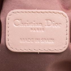 مملوكة مسبقًا حقيبة كلتش ديور بينيرا كانفاس مقوى كاناج وردية فاتحة