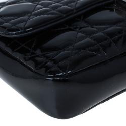 Pre Owned Dior Black Patent Leather Miss Dior Promenade Pouch