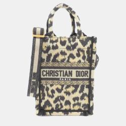 Christian Dior Book Tote Mini Vertical Handbag
