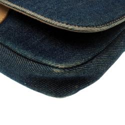 Dior Blue Denim Malice Shoulder Bag