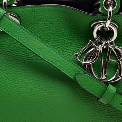 Pre Owned حقيبة شوبر ديور ديوريسيمو جلد أصفر متوسطة