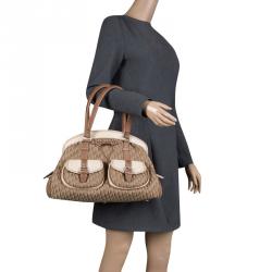 Pre Owned حقيبة ديور ماي ديور بوكتز كانفاس بيج