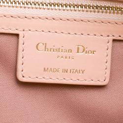 مملوكة مسبقًا Dior Pink Coated Canvas Medium Panarea Shopper Tote