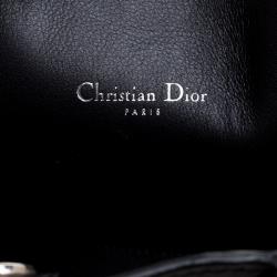 Pre Owned Dior Black Leather and Snakeskin Trims Dior Addict Shopping Tote