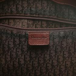 مملوكة مسبقًا حقيبة ديور رومانتيك فلاورز جلد بني