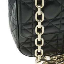 Pre Owned Dior Black Leather Medium Miss Dior