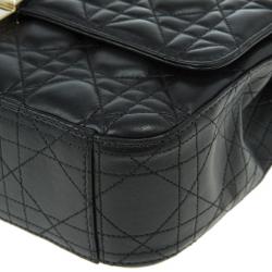 Pre Owned Dior Black Leather Medium Miss Dior