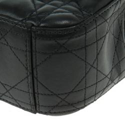Pre Owned Dior Black Leather Medium Miss Dior