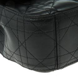 Pre Owned Dior Black Leather Medium Miss Dior