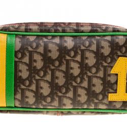 مملوكة مسبقًا حقيبة كتف ديور راستا كانفاس مقوى متعددة الألوان