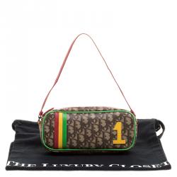 مملوكة مسبقًا حقيبة كتف ديور راستا كانفاس مقوى متعددة الألوان